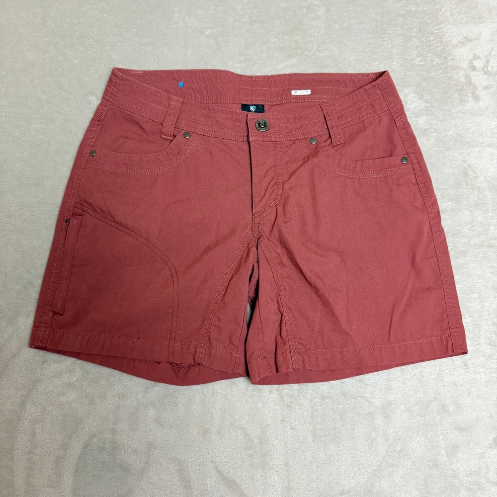 KUHL Splash Short Women 6 Red Clay Stretch Hiking Outdoors Gorpcore Casual EUC